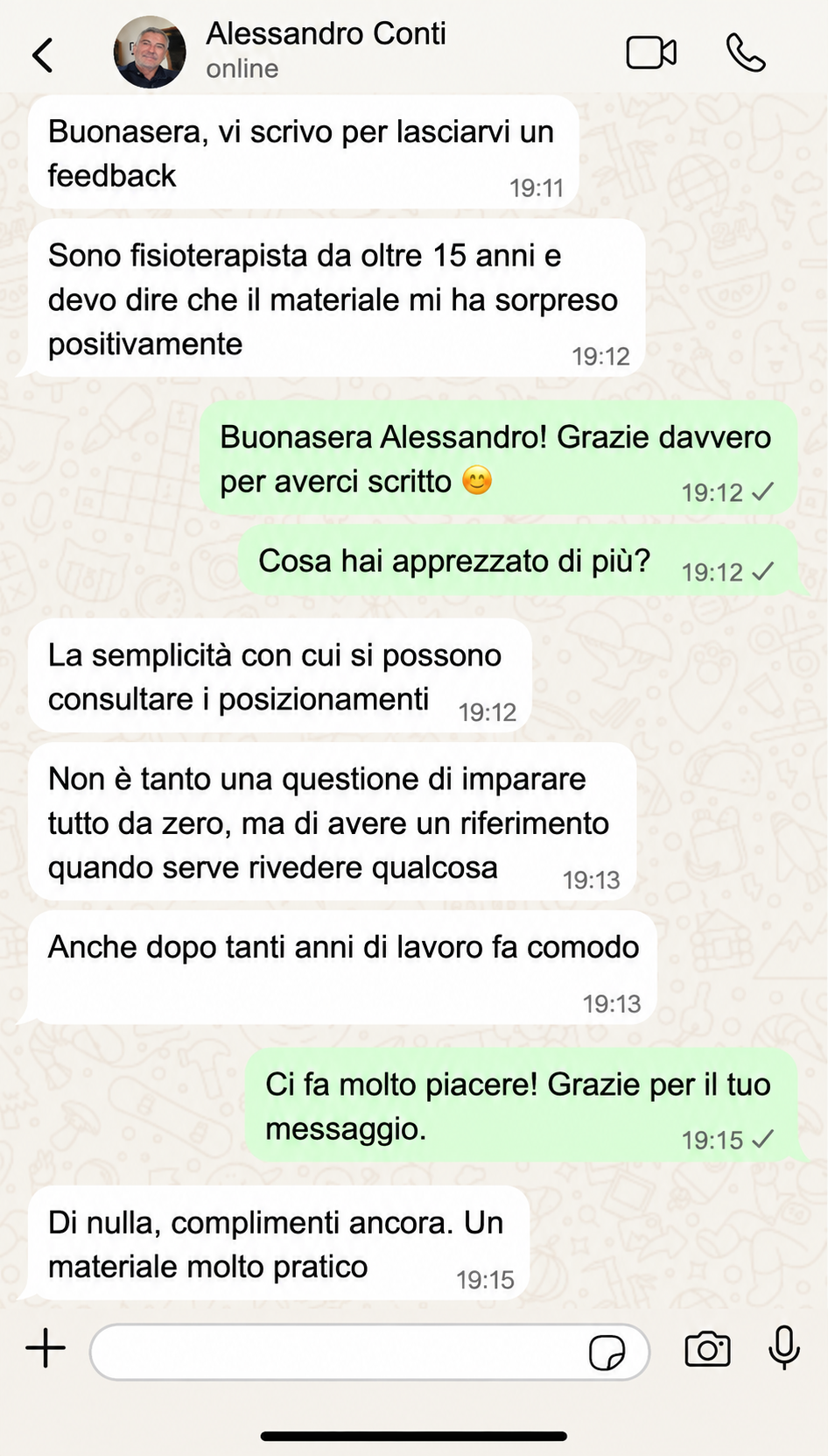 Testimonianza professionale 4