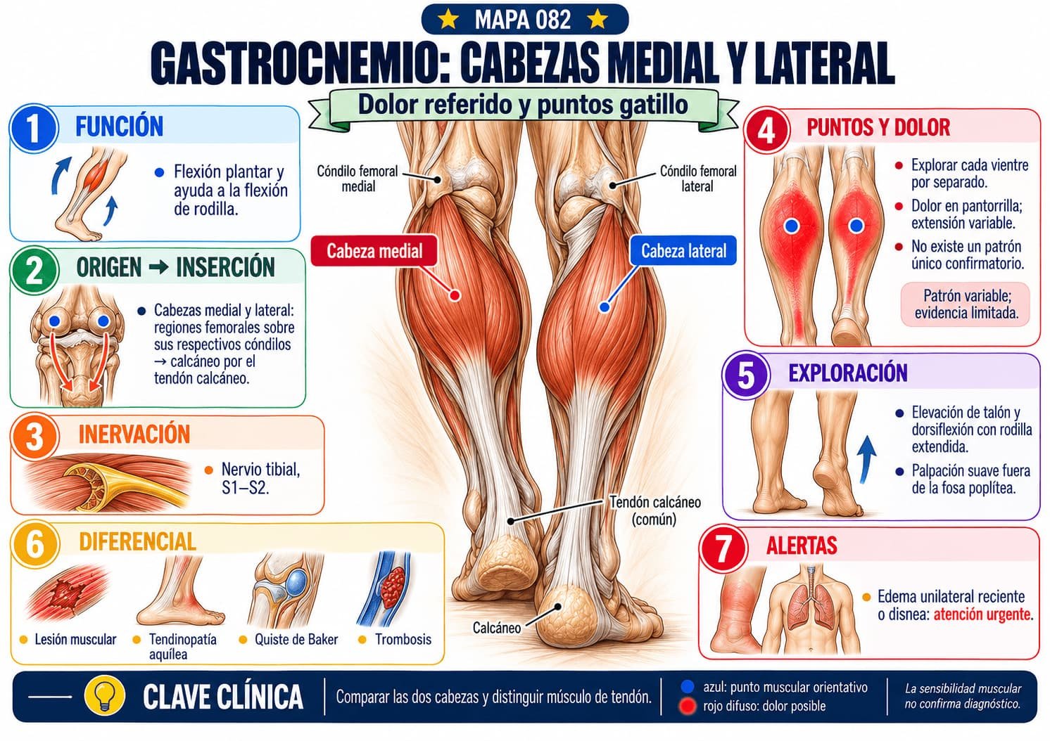 Gastrocnêmio - cabeças medial e lateral