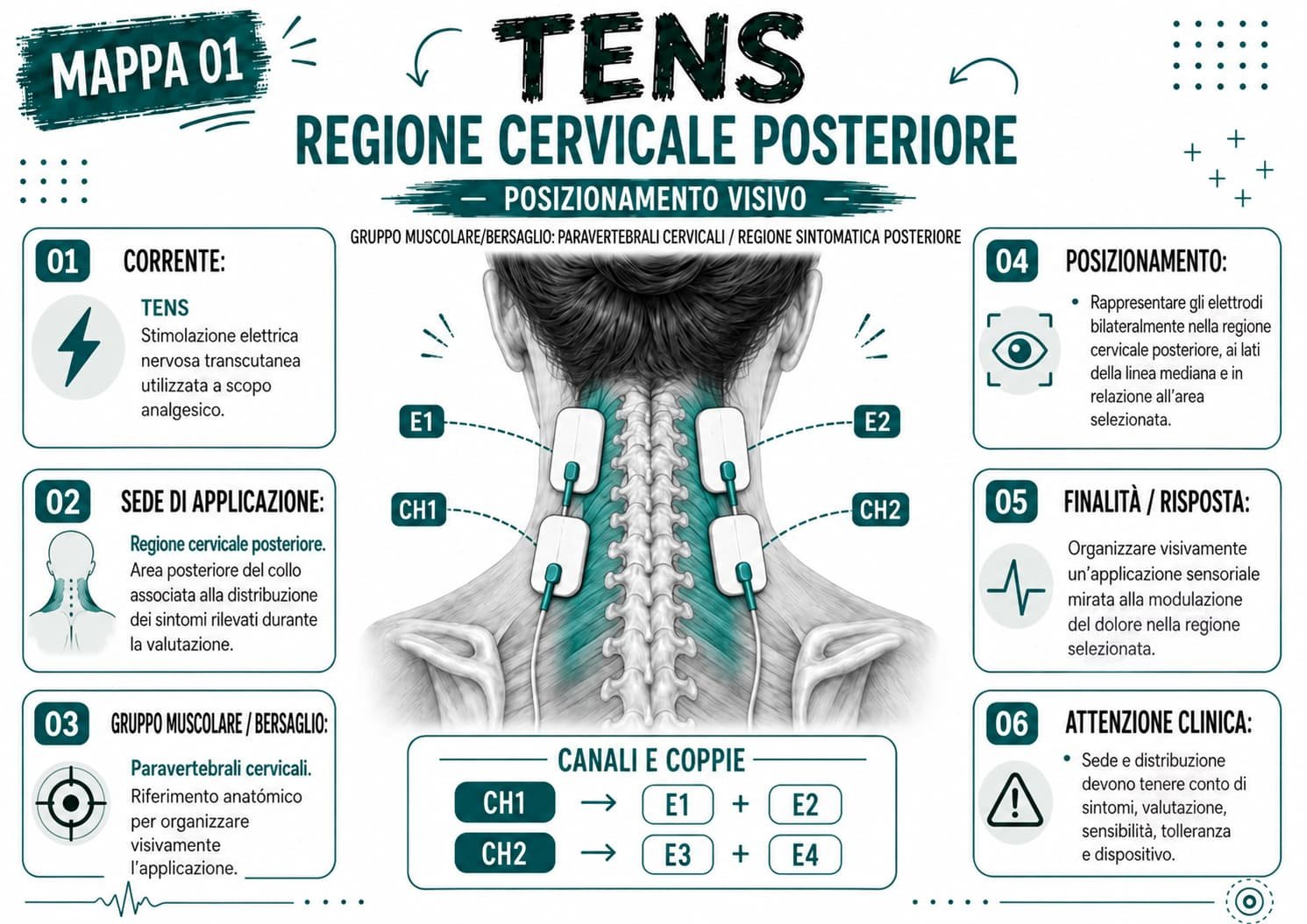 TENS regione cervicale posteriore